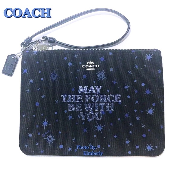 Coach Star Wars Large Wristlet Bag Pouch NWT - Picture 2 of 8